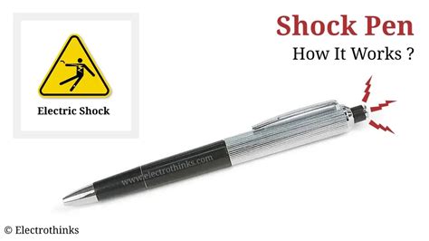 You have to. . Shock pen how it works